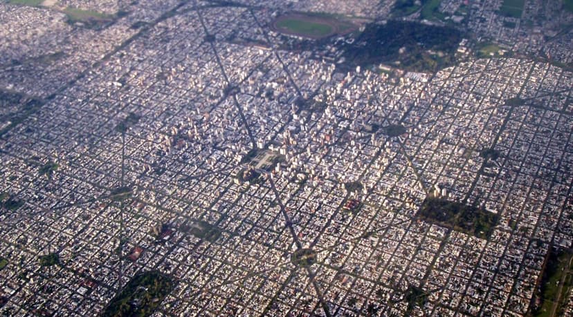 Another view of La Plata