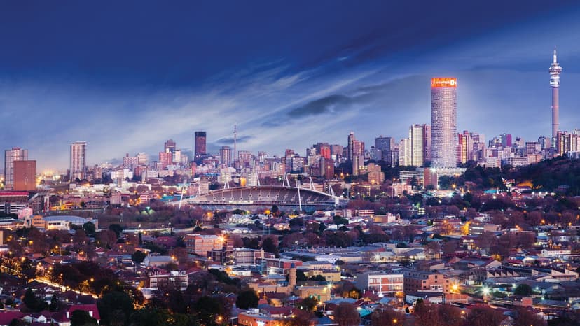 Another view of Johannesburg