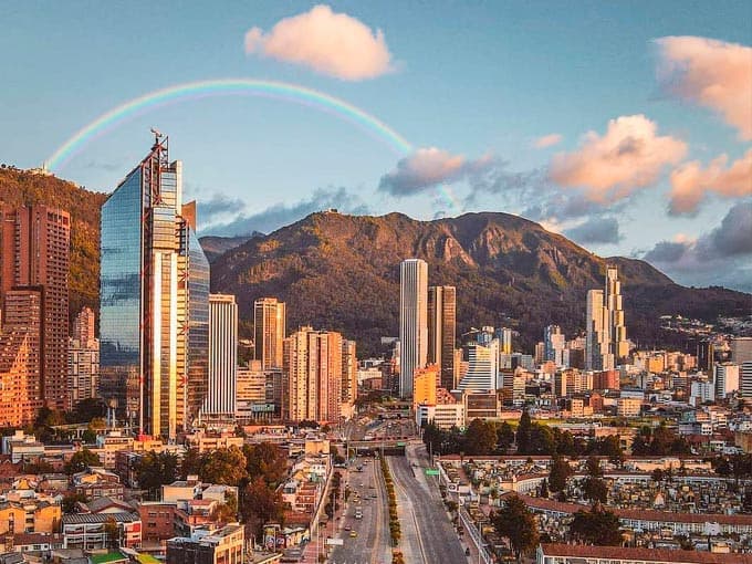 Another view of Bogotá