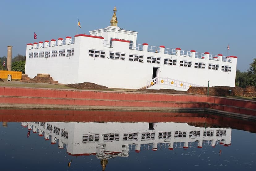 Another view of Lumbini