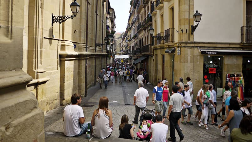 Another view of San Sebastián