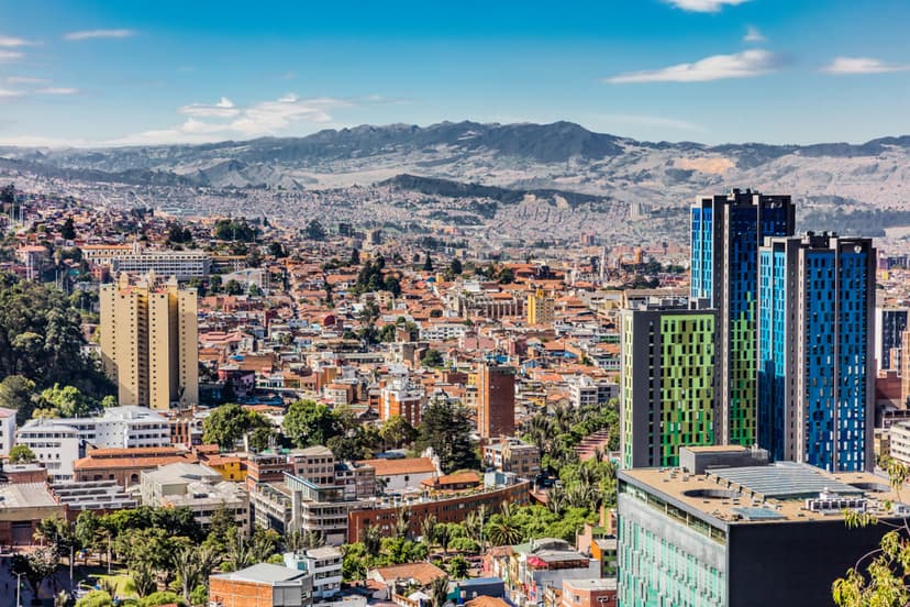 Another view of Bogotá