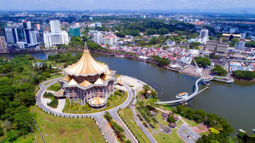 Another view of Kuching