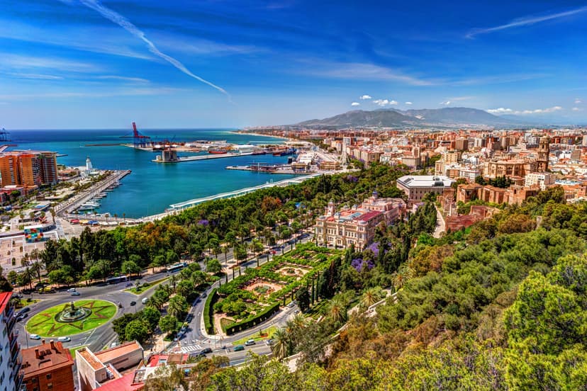 Another view of Málaga