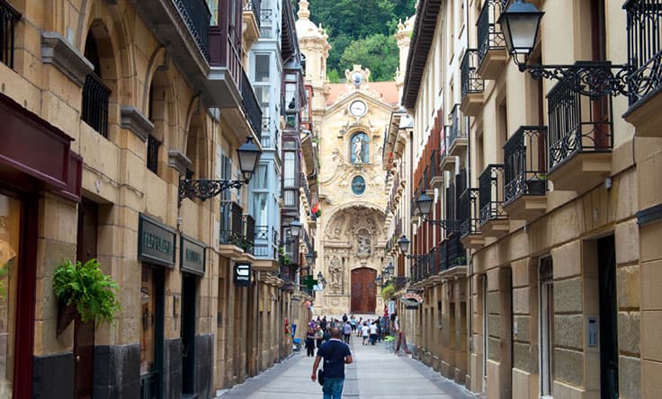 Another view of San Sebastián